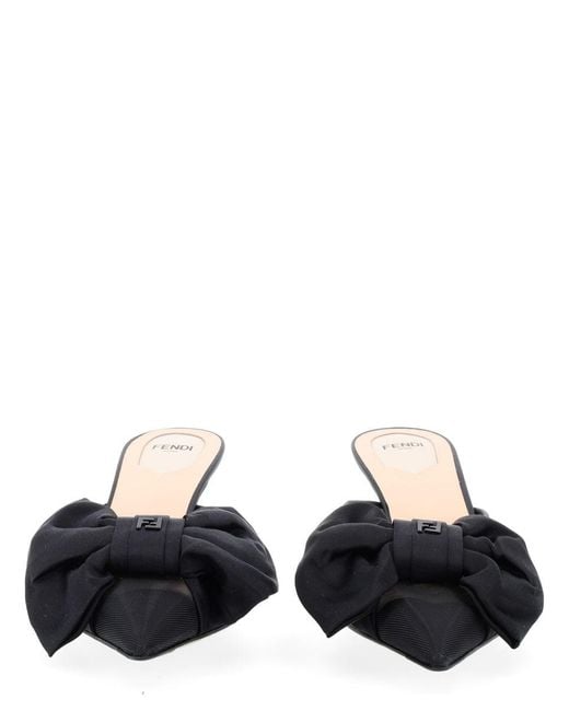 Fendi Black Sabot "Colibrì"