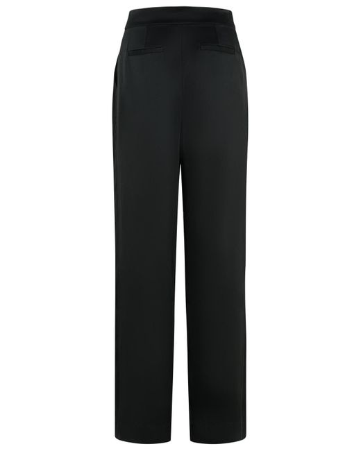 Pantalon de mélange à acétate noir 'Kyra' Jonathan Simkhai en coloris Black