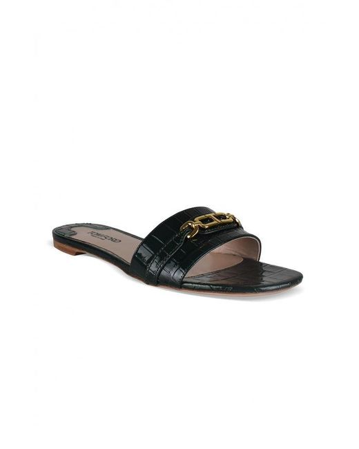 Tom Ford Black Whitney Sandals
