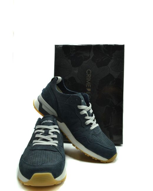 Crime London Blue Sneakers for men