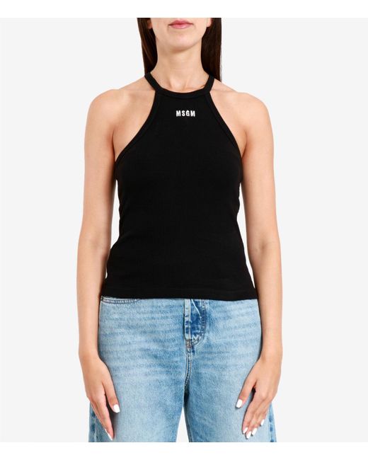 MSGM Black Top
