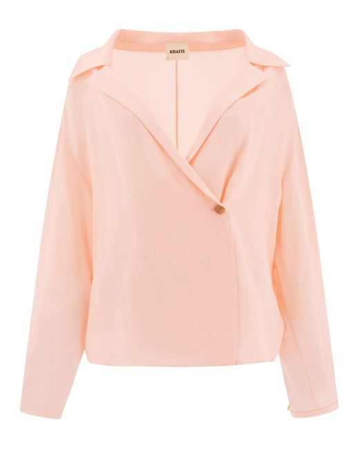 Khaite Pink Tops