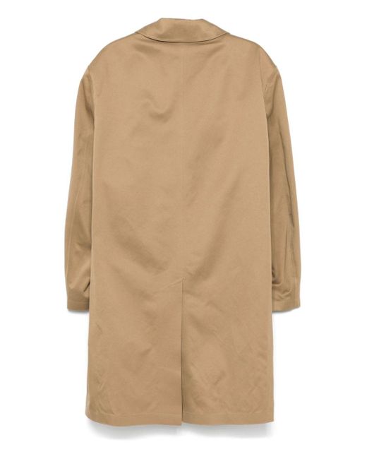 Saint Laurent Natural Cotton Coat for men