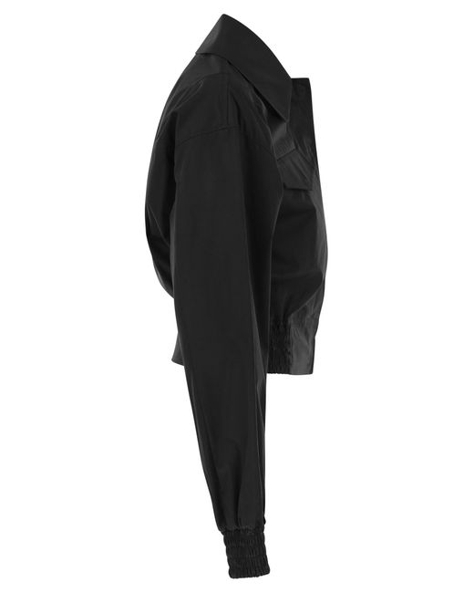 Camisa cuadrada de estilo Gala Style Sportmax de color Black