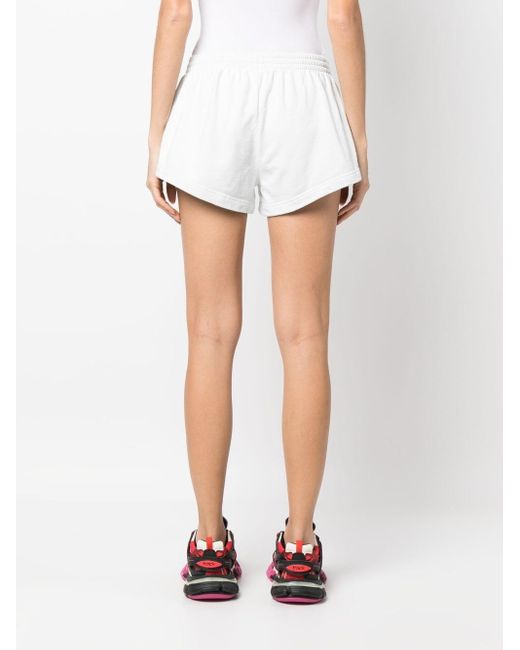 Balenciaga White Cotton Shorts