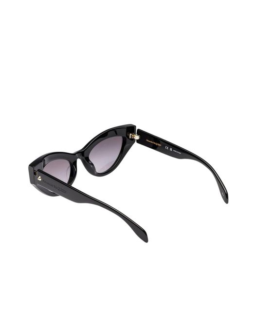 Alexander McQueen Blue Cat-eye Sunglasses