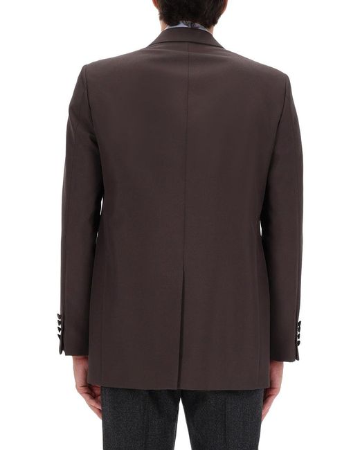 Gucci Brown Double-Breasted Jacket for men