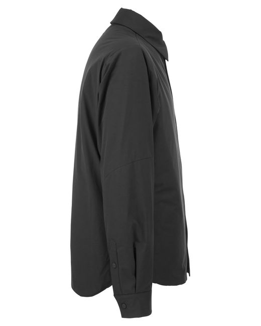 Sease Gate gepolsterte Bi -Stretch -Nylon -gepolsterte Hemdjacke in Black für Herren