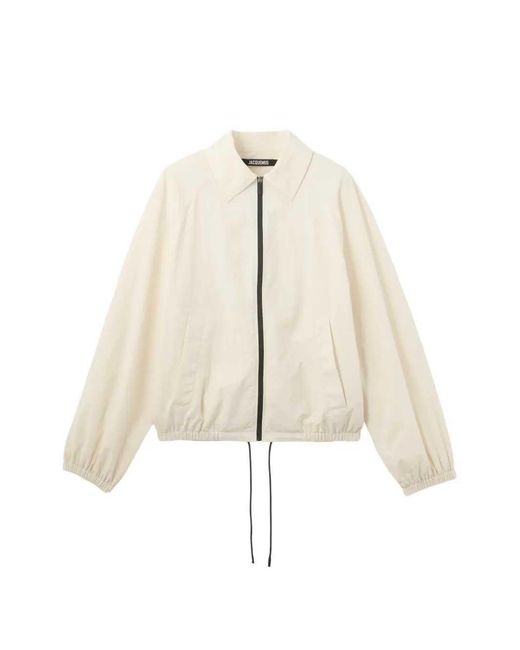Jacquemus Windjack Met Rits in het White voor heren