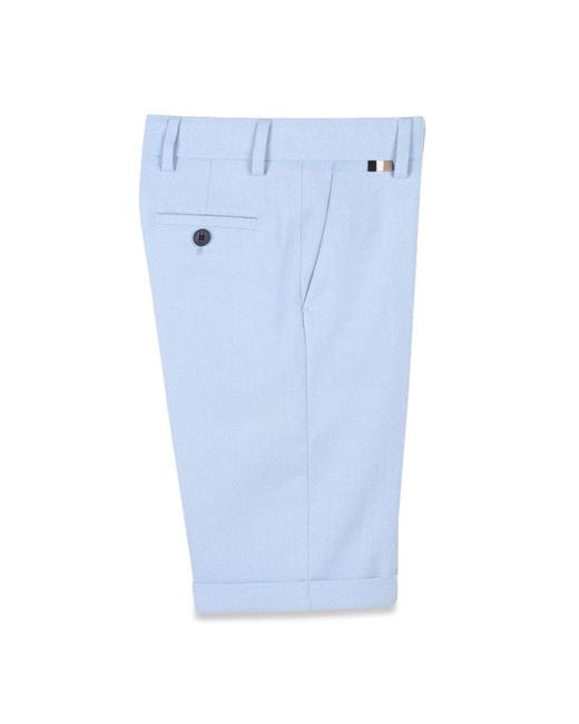 Boss Blue Formal Shorts