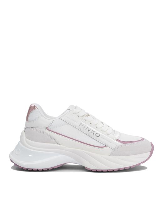 Pinko White Ariel-07 Sneakers