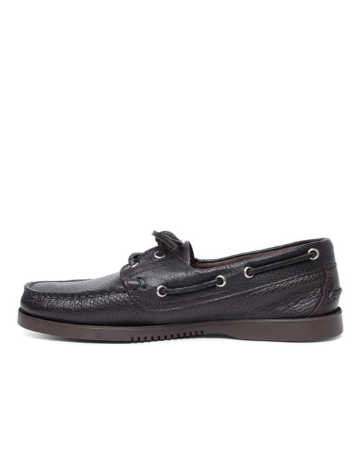 Paraboot Black 'Barth' Lear Loafers