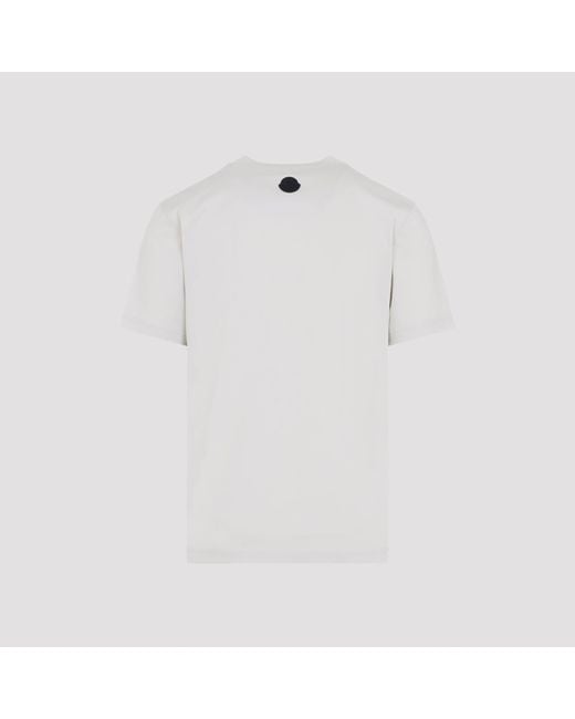 Moncler White S/S T Shirt