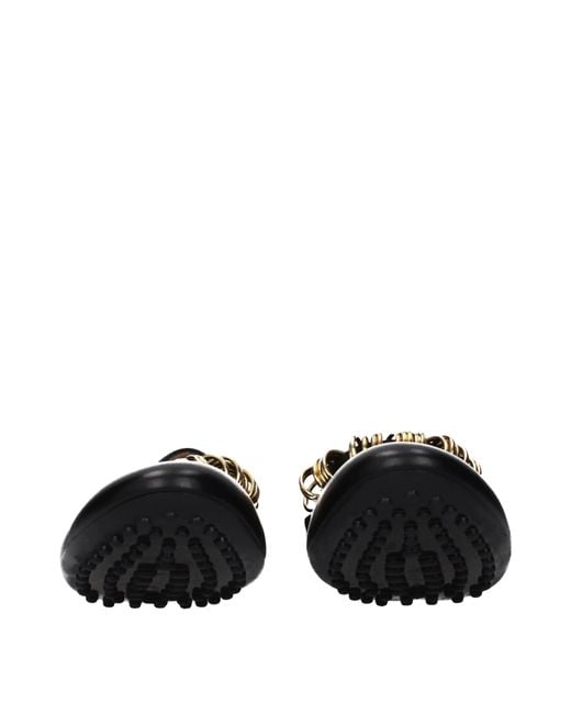 Tod's Black Leather Ballet Flats