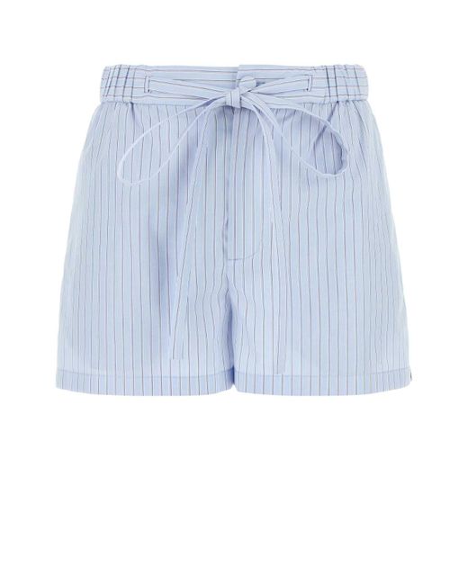 Gucci Blue Striped Trousers