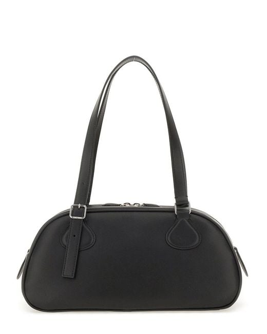 Courreges Black Courregès Friday Medium Shoulder Bag
