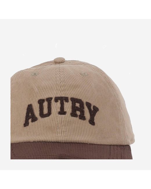 Autry Logo Samthut in Brown für Herren