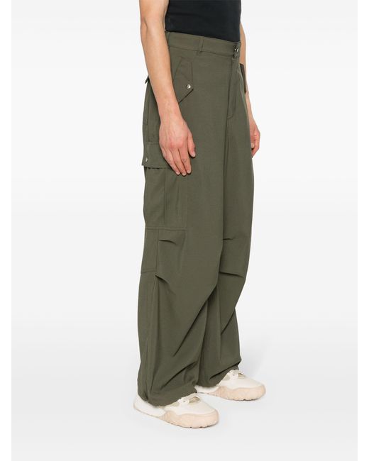 Rhude Green Seersucker Parachute Pant Clothing for men