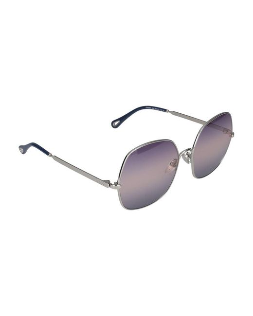 Chloé Sonnenbrille Chloé CH0282 S 003 Silber Silber Violett /17/1200 in Purple für Herren