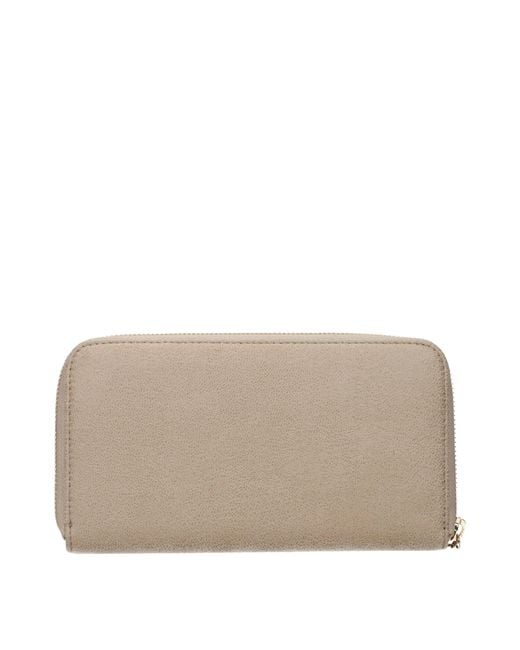 Stella McCartney Natural Stella Mc Cartney Wallets Eco Suede/Butter