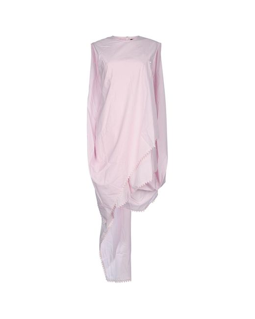 Jacquemus Pink La Robe Traversin Courte