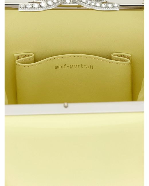 Self-Portrait Yellow Self -Porträt -Handtasche 'gelbe Ledertasche'