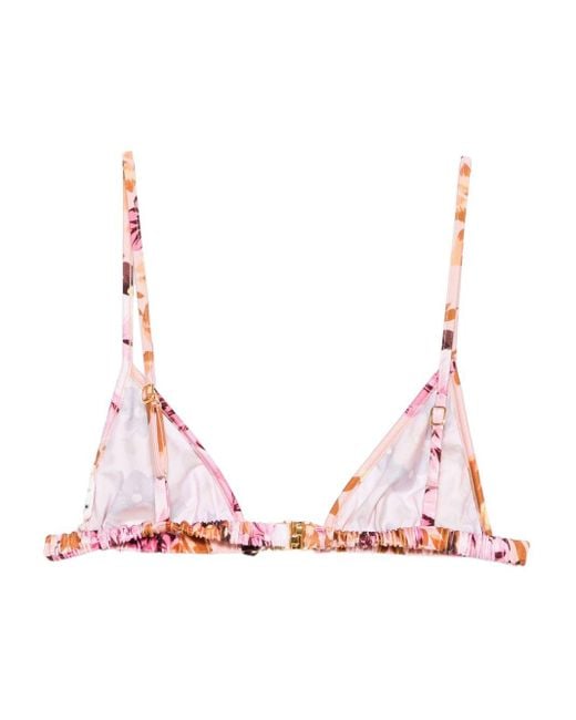 Chloé Pink Triangle Bikini Top