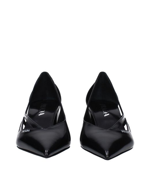 Prada Black Sandali Donna Pelle Nero for men