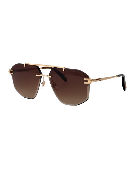 Chopard Brown Aviator Sunglasses Schl23 0300