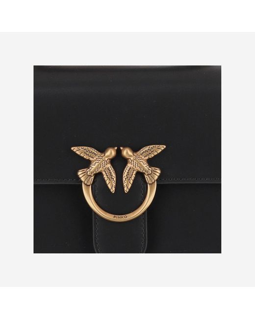 Pinko Black Love One Mini Light Bag