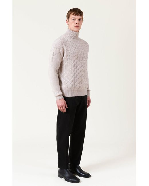 AUTORE Natural Maglia Dolcevita Curtis Lana E C Mere