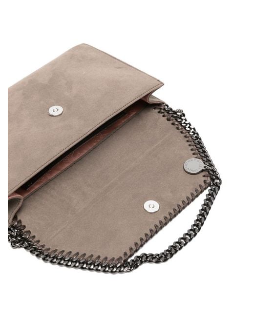 Stella McCartney White Signature Mini Chain Bag