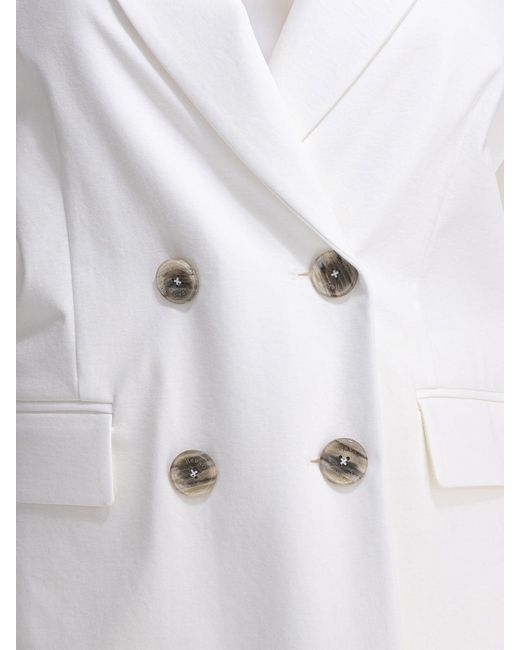 Blazer croisé Herno en coloris White