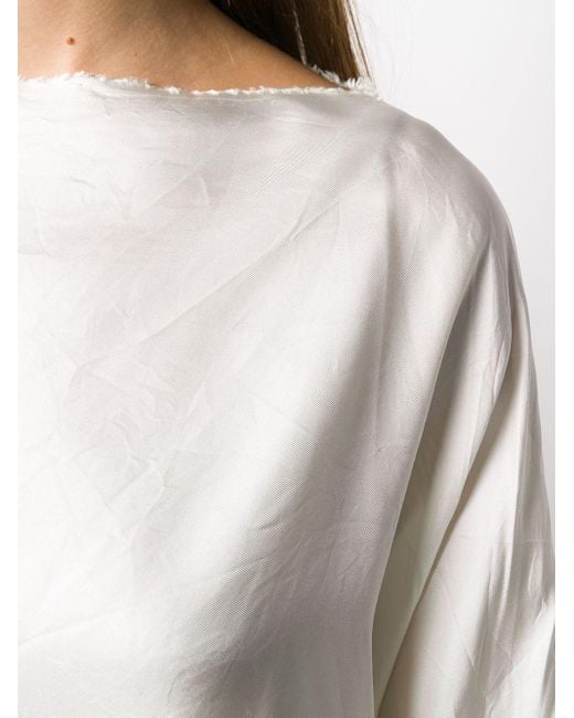 Daniela Gregis White Silk Blouse