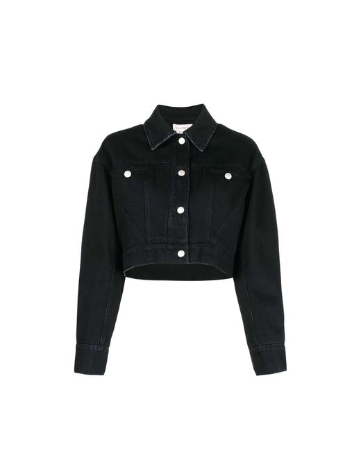 Alexander McQueen Black Denim Jacket