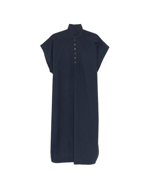 Barena Blue Abito Serafina Tendon