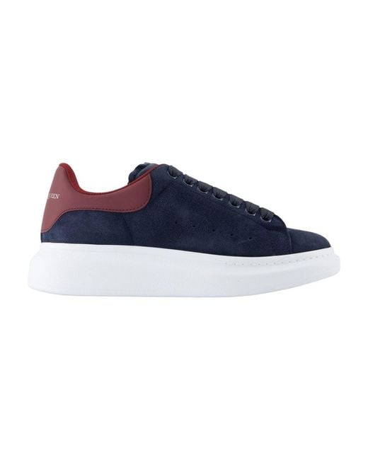 Baskets surdimensionnées Leather Grey Alexander McQueen pour homme en coloris Blue