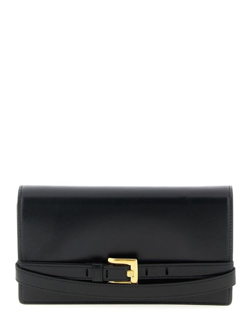Balmain Black 'Shuffle' Wallet an der Kette