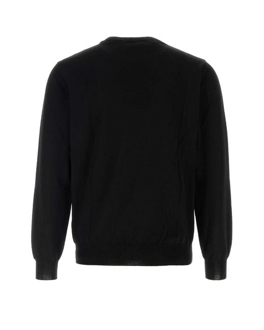 Valentino Garavani Black Wool Sweater for men