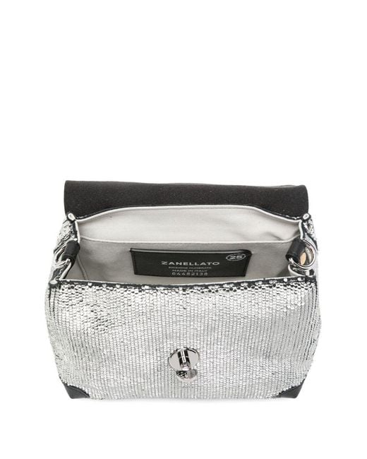 ZANELLATO CAPSULE White Postina Cbi Baby Leather Handbag