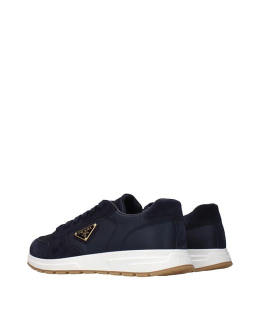 Prada Blue Sneakers Nylon