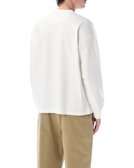 Polo Ralph Lauren White Relaxed Fit Long-Sleeve T-Shirt