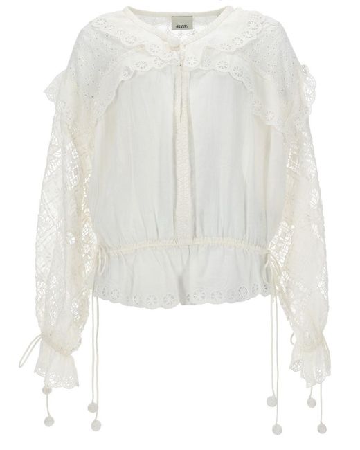 Isabel Marant White Elegant Mini Dress For