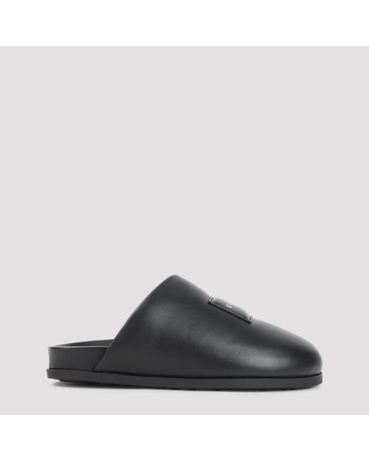Givenchy Black Lamb Leather Mules
