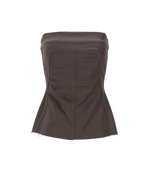 Rick Owens Bustiertop Van in het Brown