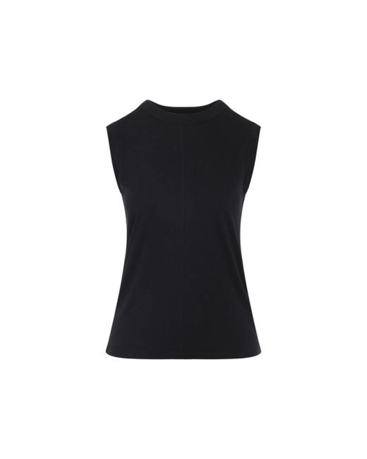Phoebe Philo Black Ultrafine Tank Top