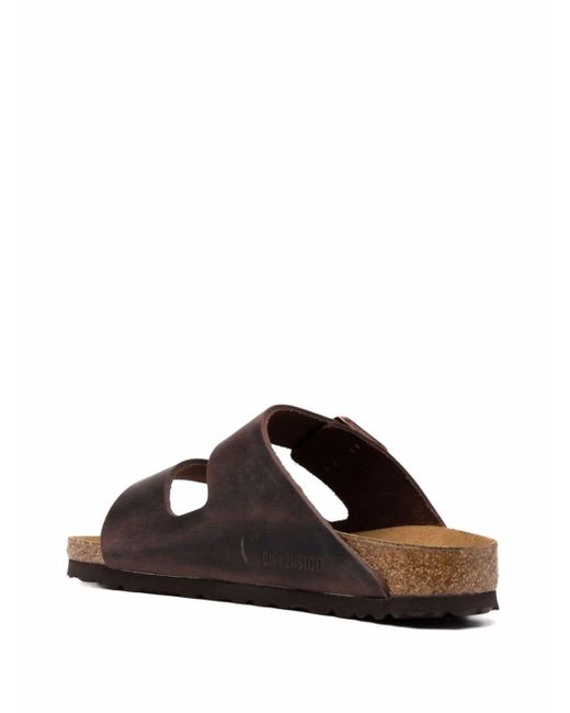 Birkenstock Brown Arizona Oiled Leather Sandals