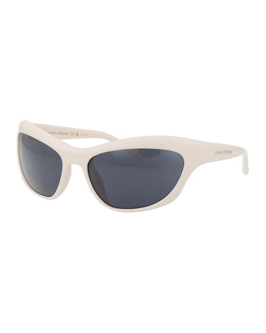 Chiara Ferragni Blue Sunglasses