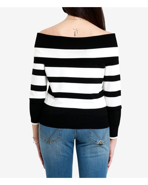 Kaos Black Pullover weiß