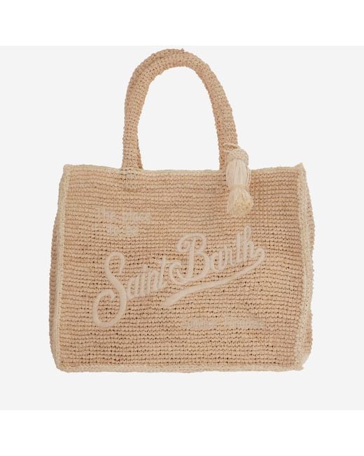 Mc2 Saint Barth Natural Colette Handtasche aus Raffia